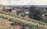 Theodore Robinson From the Hill,Giverny (nn02) oil painting